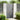Garden Gate with Lock Black 85 x 200 cm Powder-coated steel