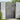 Garden Gate with Lock Black 105 x 125 cm Powder-coated steel