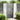Garden Gate with Lock Black 105 x 200 cm Powder-coated steel