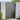 Garden Gate with Lock Black 105 x 125 cm Powder-coated steel
