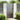 Garden Gate with Lock Black 105 x 175 cm Powder-coated steel