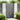 Garden Gate with Lock Black 105 x 175 cm Powder-coated steel