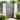 Garden Gate with Lock Black 105 x 200 cm Powder-coated steel