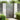 Garden Gate with Lock Black 105 x 200 cm Powder-coated steel