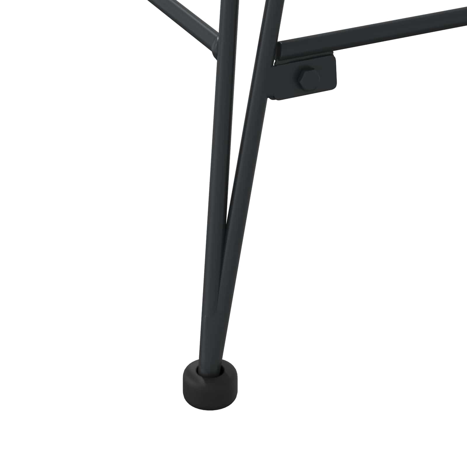 Bar Chair 2 pcs Black 44.5 x 54.5 x 97.5 cm Rattan and Iron