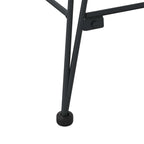 Bar Chair 2 pcs Black 55 x 52 x 92 cm Rattan and Iron