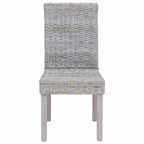 Dining Chair 2 pcs White Wash 45 x 54 x 93 cm