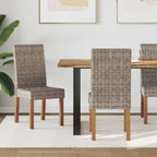 Dining Chair 2 pcs Kubu Grey 45 x 54 x 93 cm