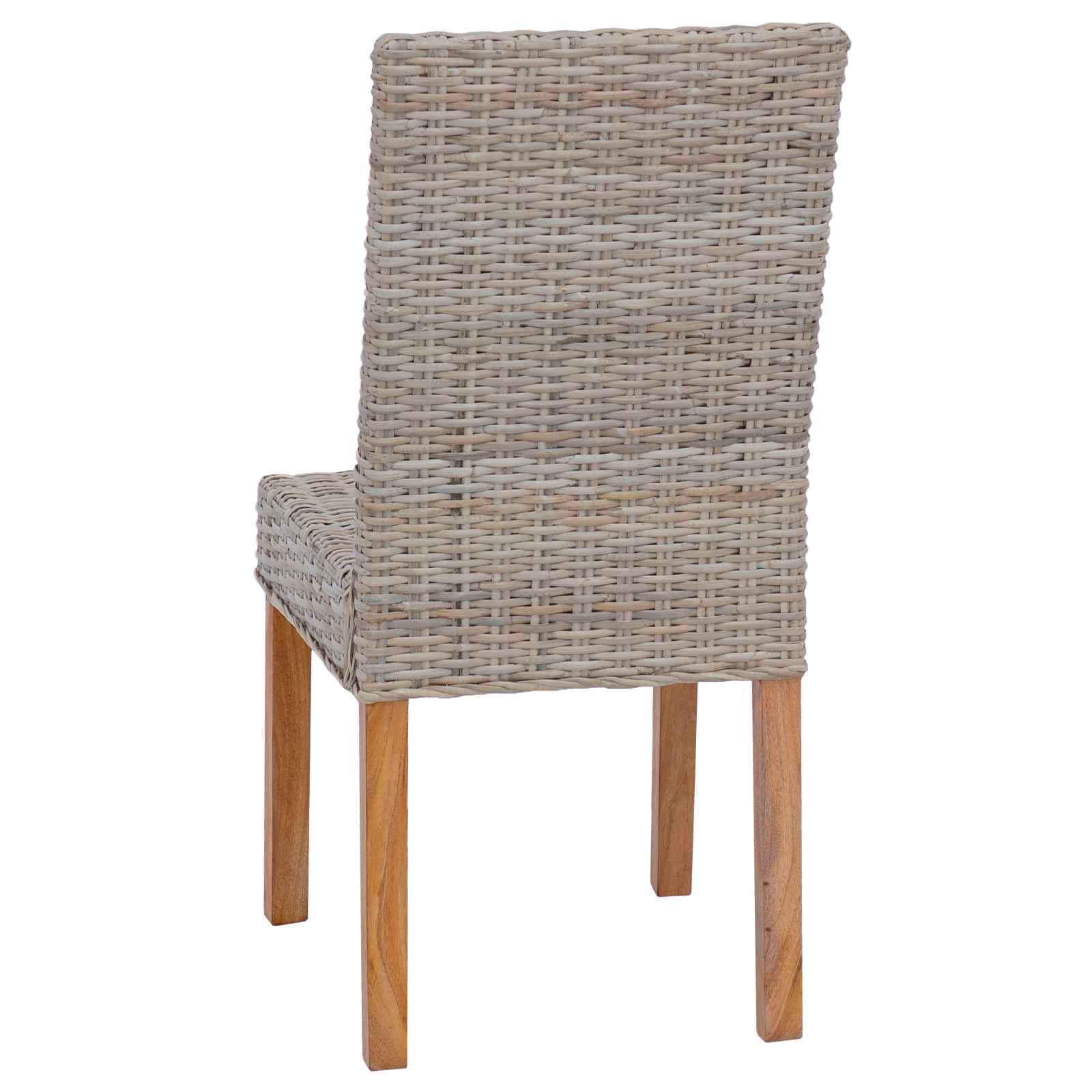 Dining Chair 2 pcs Kubu Grey 45 x 54 x 93 cm
