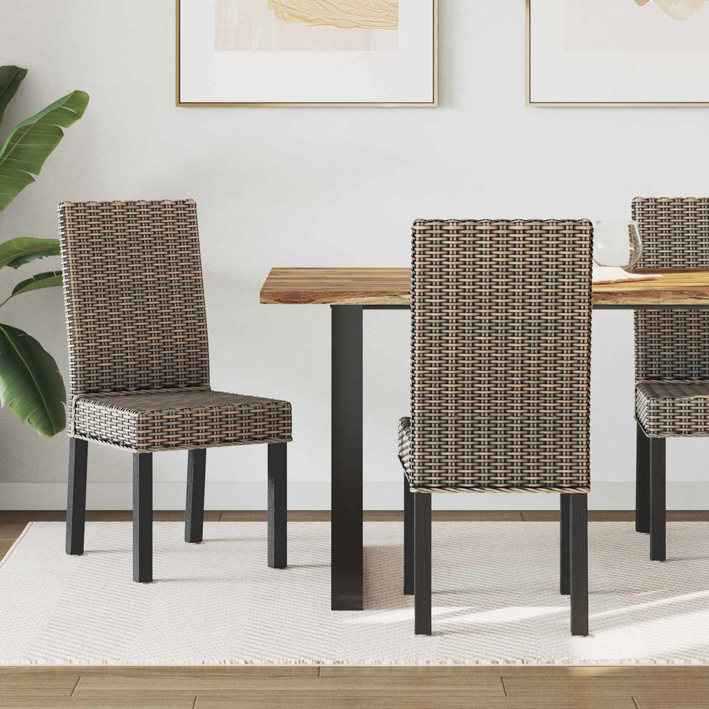 Dining Chair 2 pcs Black Wash 45 x 54 x 93 cm
