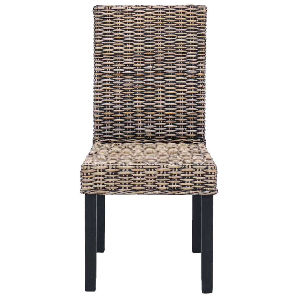 Dining Chair 2 pcs Black Wash 45 x 54 x 93 cm