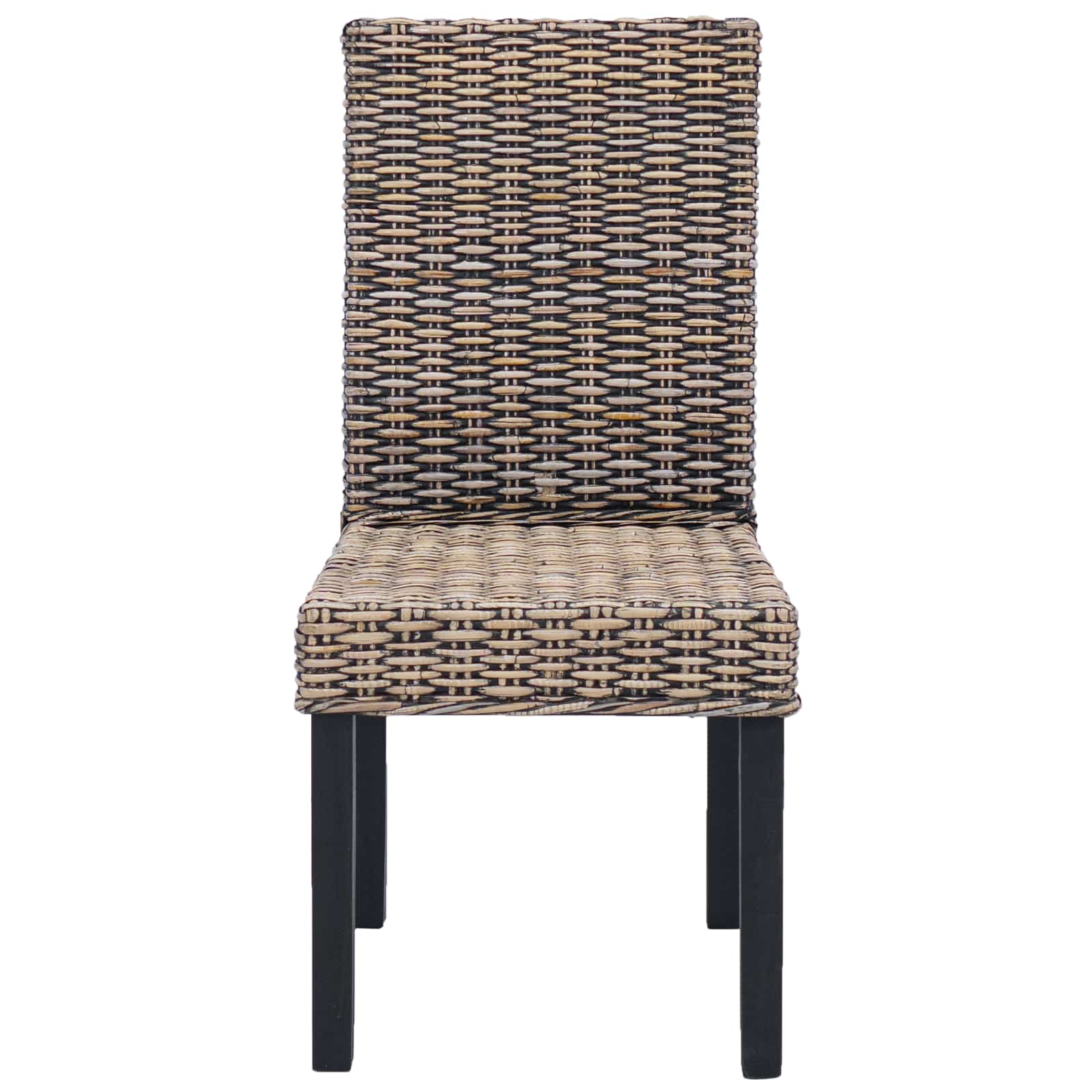Dining Chair 2 pcs Black Wash 45 x 54 x 93 cm