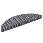 Self-adhesive Stair Mats 15 pcs Grey 56 x 17 x 3 cm