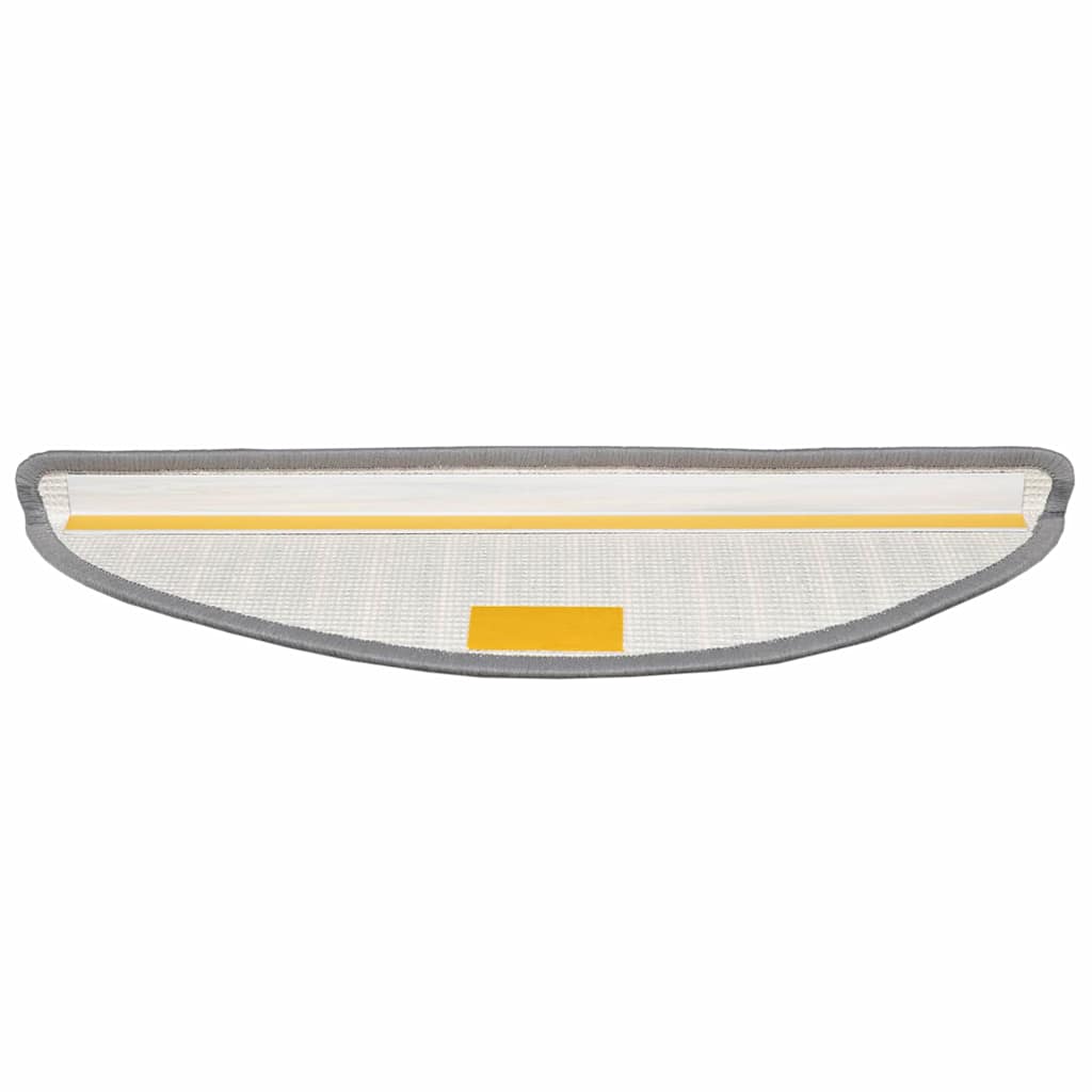 Self-adhesive Stair Mats 15 pcs Grey 56 x 17 x 3 cm