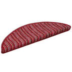 Self-adhesive Stair Mats 15 pcs Red 56 x 17 x 3 cm