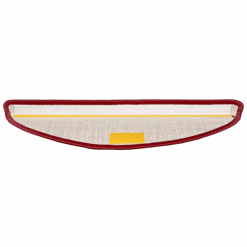 Self-adhesive Stair Mats 15 pcs Red 56 x 17 x 3 cm