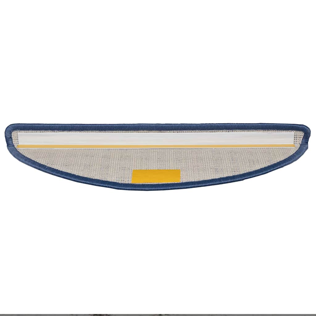 Self-adhesive Stair Mats 15 pcs Blue 56 x 17 x 3 cm