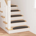 Self-adhesive Stair Mats 15 pcs Anthracite 65 x 21 x 4 cm