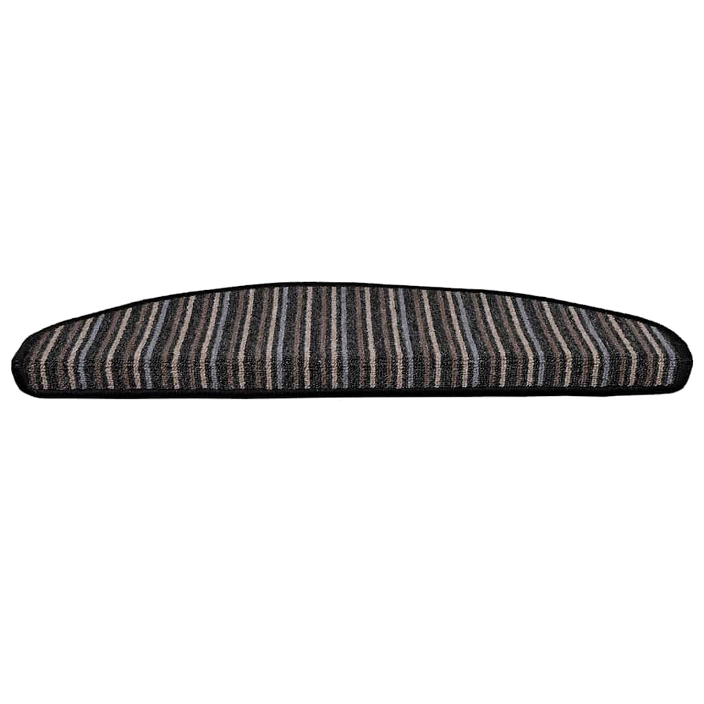 Self-adhesive Stair Mats 15 pcs Anthracite 65 x 21 x 4 cm