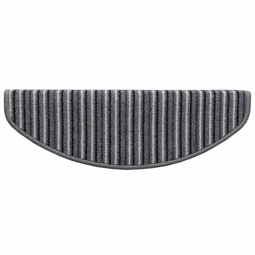 Self-adhesive Stair Mats 15 pcs Grey 65 x 21 x 4 cm