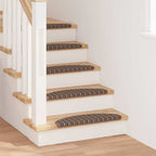 Self-adhesive Stair Mats 15 pcs Brown 65 x 21 x 4 cm