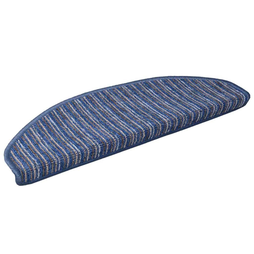 Self-adhesive Stair Mats 15 pcs Blue 65 x 21 x 4 cm