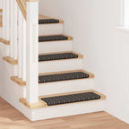 Self-adhesive Stair Mats 15 pcs Anthracite 65 x 21 x 4 cm