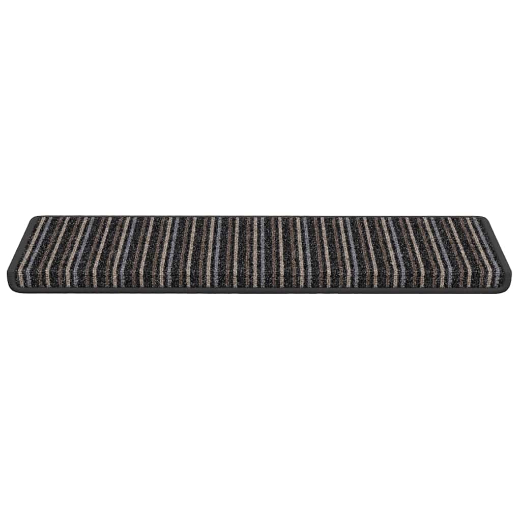 Self-adhesive Stair Mats 15 pcs Anthracite 65 x 21 x 4 cm