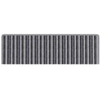Self-adhesive Stair Mats Striped 15 pcs Grey 65 x 21 x 4 cm