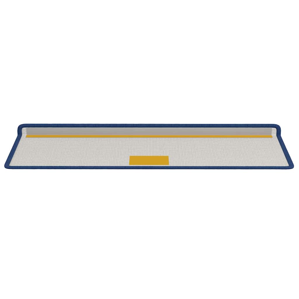 Self-adhesive Stair Mats Striped 15 pcs Blue 65 x 21 x 4 cm