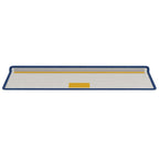 Self-adhesive Stair Mats Striped 15 pcs Blue 65 x 21 x 4 cm