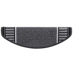 Self-adhesive Stair Mats 15 pcs Anthracite 65 x 21 x 4 cm
