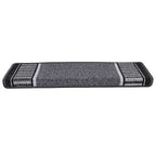 Self-adhesive Stair Mats 15 pcs Anthracite 65 x 21 x 4 cm