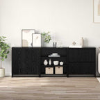 3 Piece Sideboard Engineered Wood