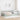 Corner Bed Frame Other with Headboard Light grey 90 x 190 cm