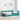 Corner Bed Frame Other with Headboard Turquoise 100 x 200 cm