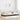 Corner Bed Frame with Headboard Cream 100 x 200 cm Velvet