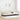 Corner Bed Frame with Headboard Cream 80 x 200 cm Velvet