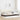 Corner Bed Frame with Headboard Cream 90 x 190 cm Velvet