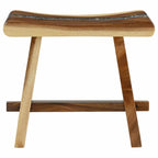 Bathroom Stool Natural 50 x 30 x 45 cm Natural Wood