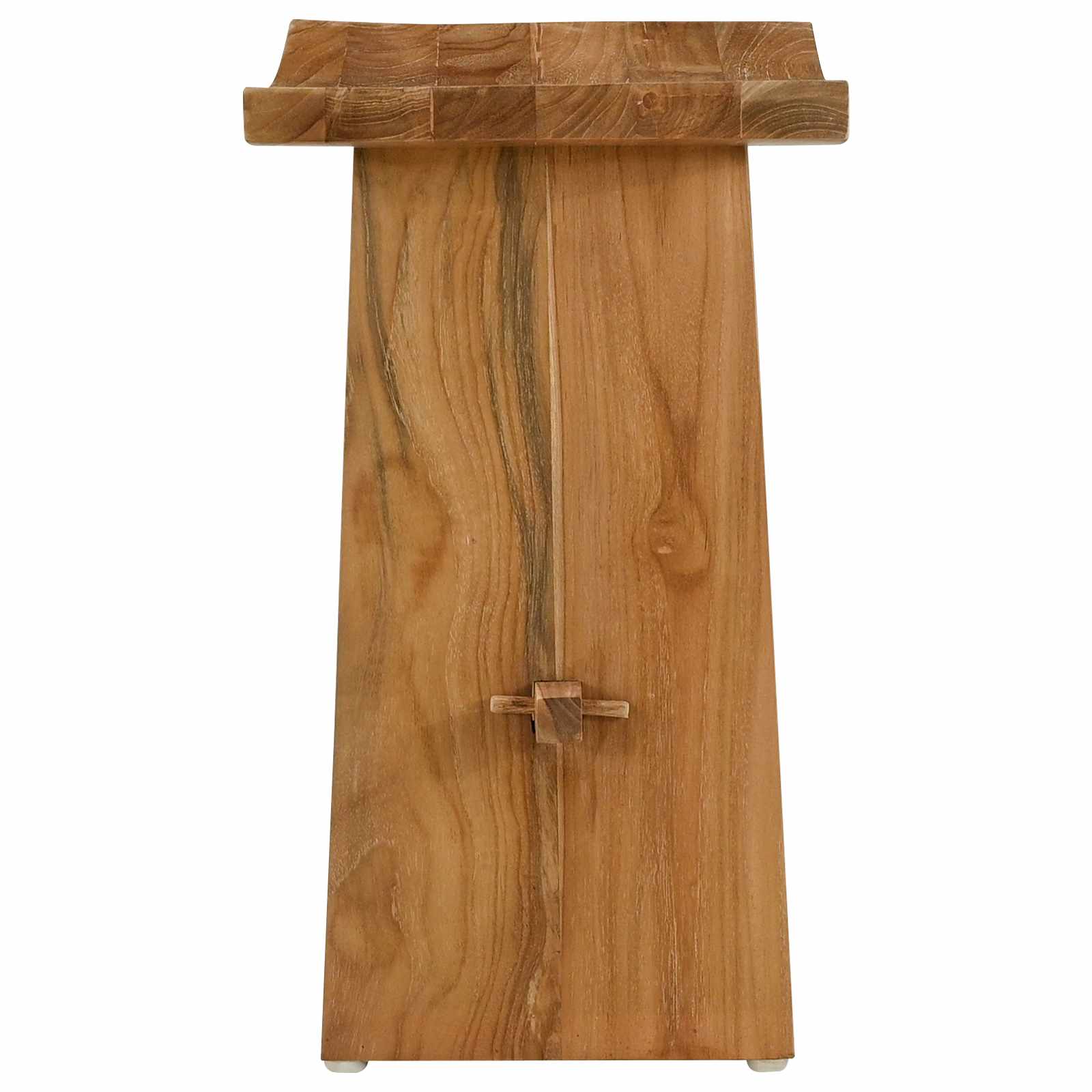 Bathroom Stool Brown 50 x 29.5 x 50.5 cm Solid Teak Wood