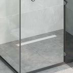 2 in 1 Shower Drain Silver 80 cm Stainless Steel 304