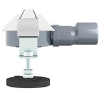 360° Shower Drain with Slim Model Silver 90 cm