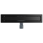 2 in 1 Shower Drain Black 60 cm Stainless Steel 304