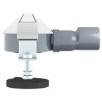 360° Shower Drain with Slim Model Silver 80 cm