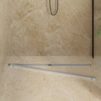 360° Shower Drain with Slim Model Silver 100 cm