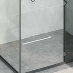 360° Shower Drain with Slim Model Silver 50 cm