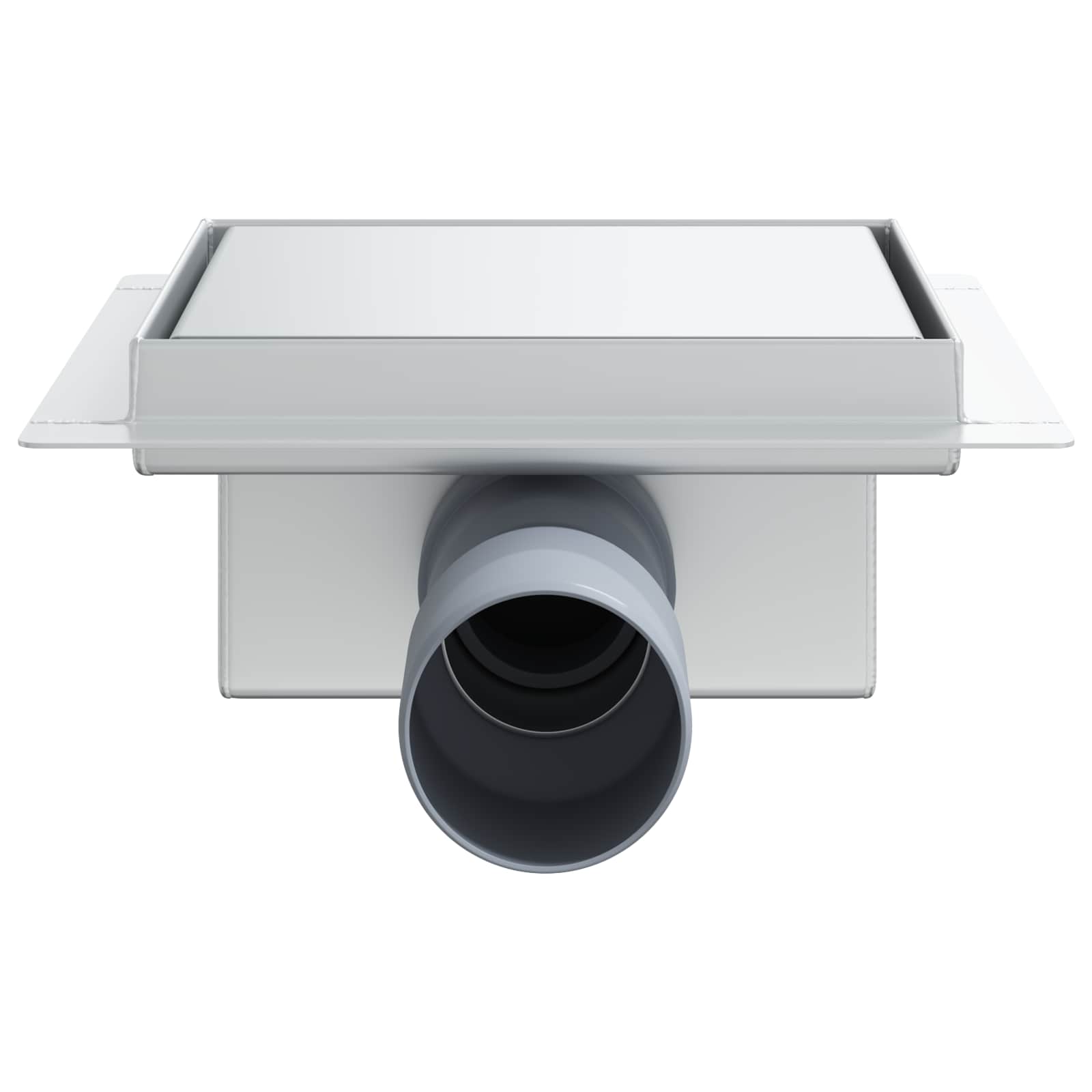 2 in 1 Shower Drain Silver 15 x 15 cm Stainless Steel 304