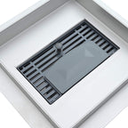 2 in 1 Shower Drain Silver 20 x 20 cm Stainless Steel 304