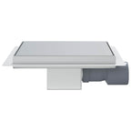 2 in 1 Shower Drain Silver 20 x 20 cm Stainless Steel 304